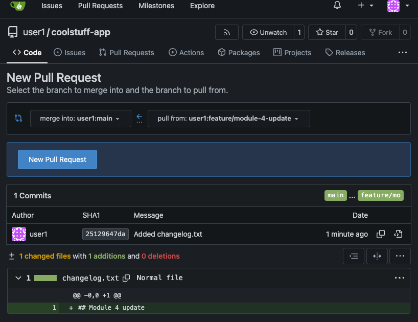 Gitea new file added and committed